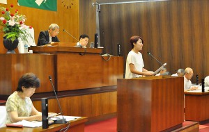 女性議員と染谷市長