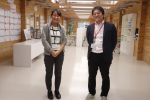 菅野さん（右）と川井さん