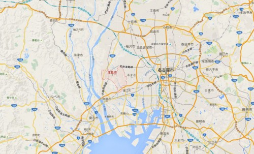 （地図）津島市の場所
