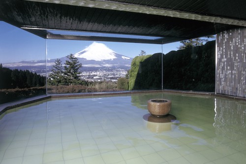 富士山が望める温泉