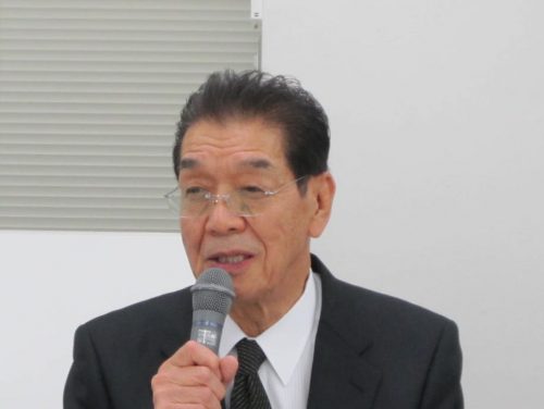 12月9日の日本専門医機構・理事会終了後に、記者会見に臨んだ吉村博邦理事長