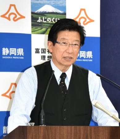 静岡県の川勝知事、3選出馬表明　低投票率辞任は撤回