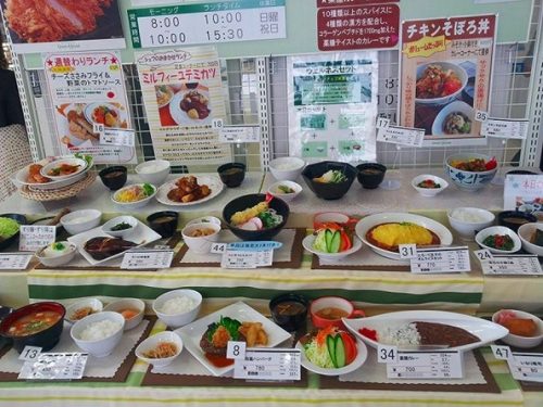 （写真2）日本の病院にある食堂の一般的なメニュー