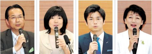 ＜仙台市長選＞まちの未来どう描く ４氏主張