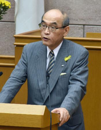 石川県の谷本知事が7選出馬表明　現職最多目指し
