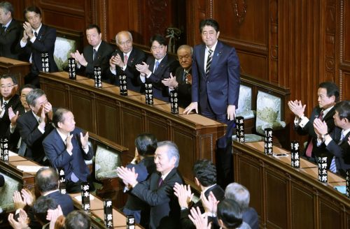 第98代首相に安倍晋三氏を選出　4次内閣が今夜発足