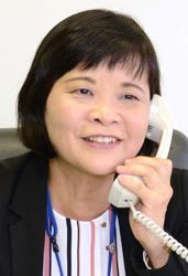 県警初 地元採用女性管理職　「明るい職場つくる」　警務部情報管理課長 大山弘美さん