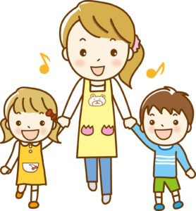 幼児と先生